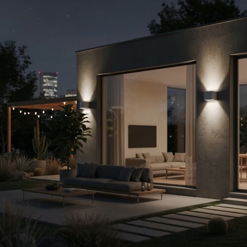 Ideal Lux - LED spolja&amp;scaron;nje zidno svetlo ATOM LED/12W/230V IP54 belo Slike