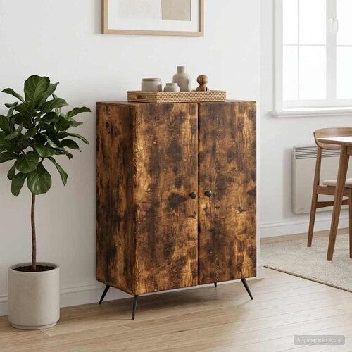  Kreveta Dimljeni hrast 66 x 34,5 x 90 cm Konstruirano drvo Cijene