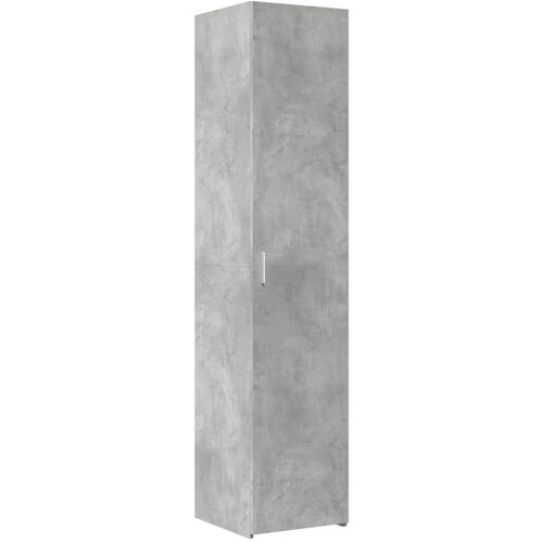 Maison Chic Visoka omara - Komoda - Predalnik betonsko siva 40x42,5x185 cm inženirski les, (21721608) Cene