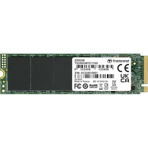 Transcend SSD 250GB M.2 NVMePCIe Slike