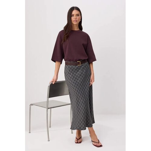 Trendyol Modest Ženska suknja Tctss26Ee00034, Siva Slike