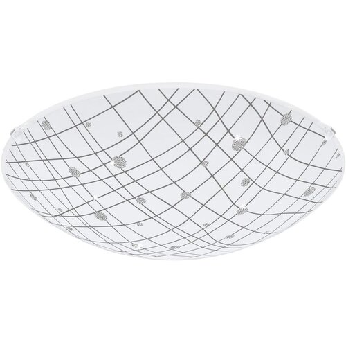 Eglo Vereda plafonjera/1, led, 11w, 950lm, prom 315, kristal/bijela Slike
