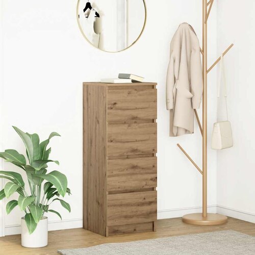  Komoda Artisan hrast 37,5x35x99 cm izrađeno drvo Cijene