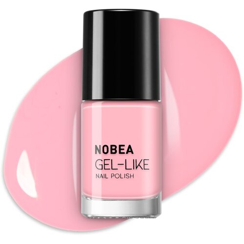 NOBEA Day-to-Day Gel-like Nail Polish lak za nokte s gel efektom nijansa Salmon nude #N62 6 ml Slike