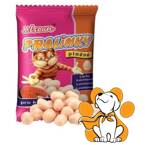 Dafiko truffles salmon 40g, poslastice za mačke na bazi lososa Cene