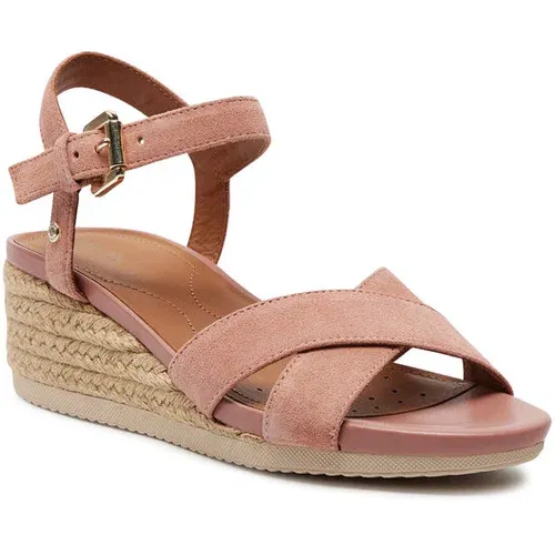 Geox Espadrile D Ischia Corda D02HHC 00022 C7781 Rdeča