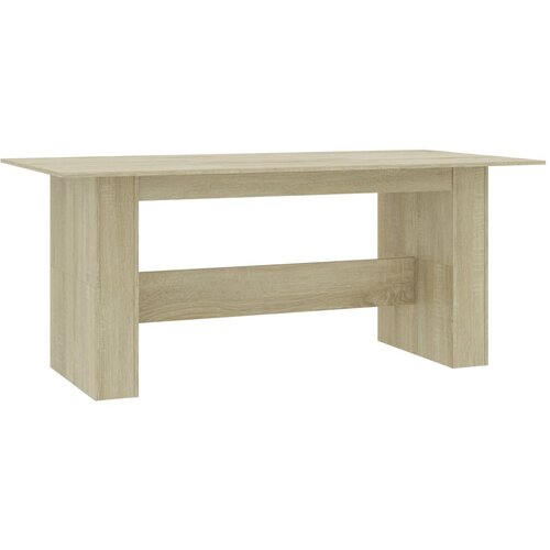 VidaXL Jedilna miza sonoma hrast 180x90x76 cm iverna plo&amp;scaron;ča, (20946958) Slike
