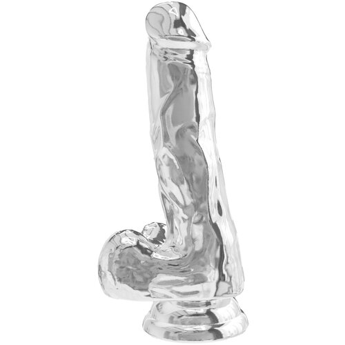 Toy Joy Get Real Clear Dildo with Balls 6 Inch Cene