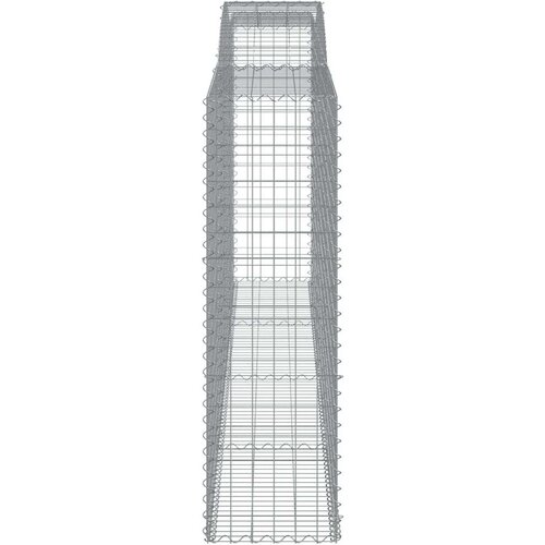  Lučne gabionske košare 9 kom 400x50x160/180cm pocinčano željezo Cijene