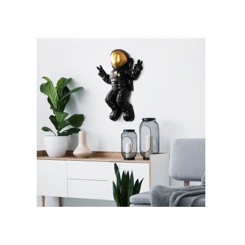 Wallxpert Zidna dekoracija Kozmonaut 2, 35 x 47 x 10 cm, &amp;Scaron;arena Slike