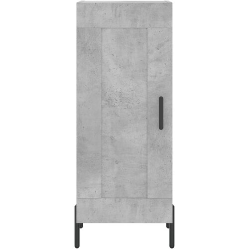  Visoka komoda siva betona 34,5x34x180 cm od konstruiranog drva Slike