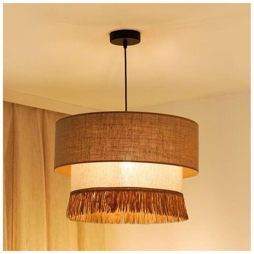  Brilagi - Visilica na sajli WINNETOU BOHO 1xE27/15W/230V Ø 45 cm braon/krem Cene