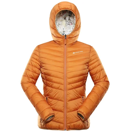 Alpine pro Women's double-sided jacket hi-therm EROMA golden oak variant PC