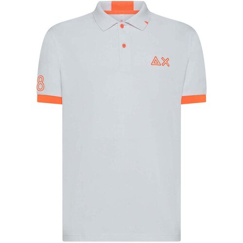 Sun68 Polo majice kratki rokavi - Bela Slike