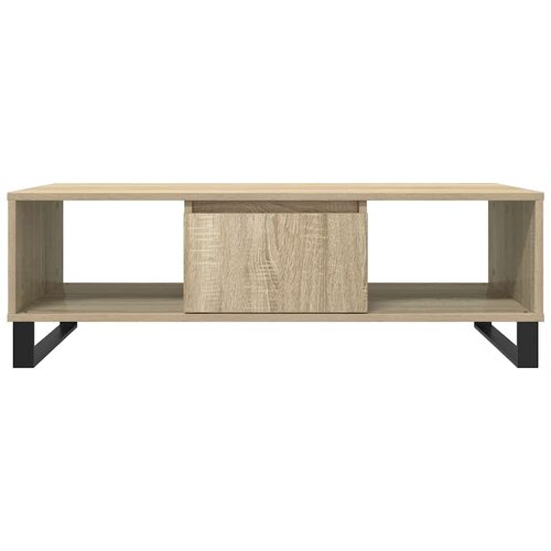  Stolić za kavu boja hrasta 104 x 60 x 35 cm konstruirano drvo Smeđa Slike