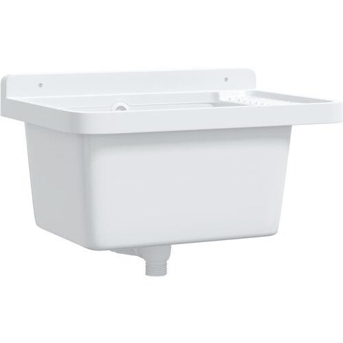 Maison Chic Stenski Umivalnik - Kopalna umivalnik - Lavabo bel 50x35x24 cm smola, (21684707) Cene