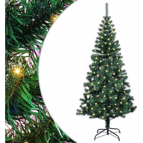 vidaXL Umjetna preddekorirana božićna jelka med 150 LED Zelena 150 cm, (5000074888) Cene