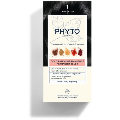 Phyto color 1 black farba za kosu Slike