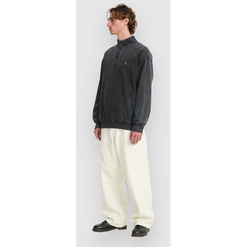 Volcom Single Stone Quarter Half-Zip Pulover light acid black Cene
