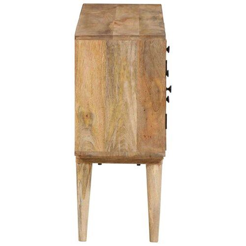 vidaXL Komoda 110x30x70 cm trden mangov les Cene