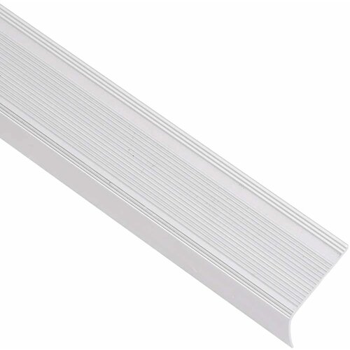  Rubnjaci za stepenice L-oblik 15 kom aluminijski 100 cm srebrni Slike