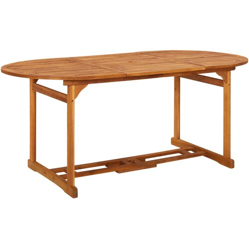  Vrtni blagovaonski stol 180 x 90 x 75 cm masivno bagremovo drvo Cijene