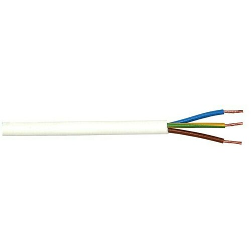 Kabel po dužnom metru (H03VV-F3G0,75, Bijele boje) Slike