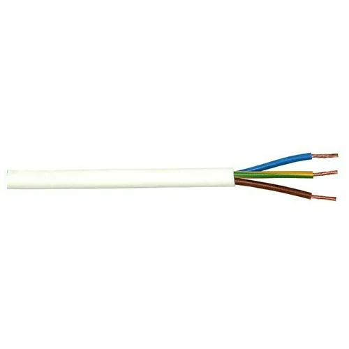Kabel po dužnom metru (H03VV-F3G0,75, Bijele boje)