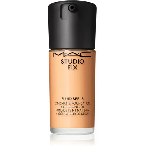 MAC Cosmetics Studio Fix Fluid SPF 15 24HR Matte Foundation + Oil Control matirajući puder SPF 15 nijansa NC25 30 ml