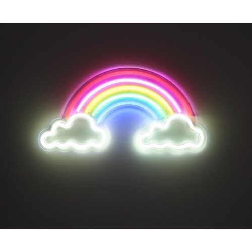 Globo 28056 - LED neonska zidna dekoracija RAINY LED/3W/USB duga Slike