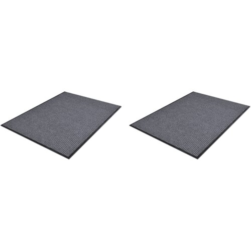vidaXL PVC Predpražnik 2 kosa siv 90x60 cm Cene