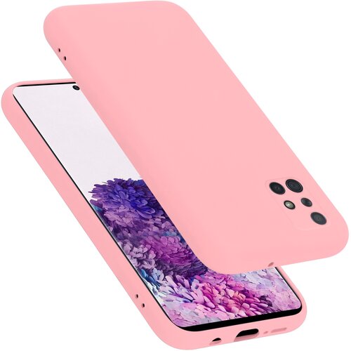 Cadorabo Ohi&scaron;je združljiv s Samsungom v tekoči roza barvi - za&scaron;čitni pokrov iz fleksibilnega silikona TPU, (20582581) Cene