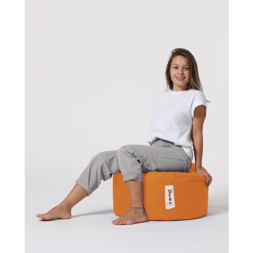 Atelier Del Sofa baštenski lazy bag - tabure Round/ narandžasta Slike