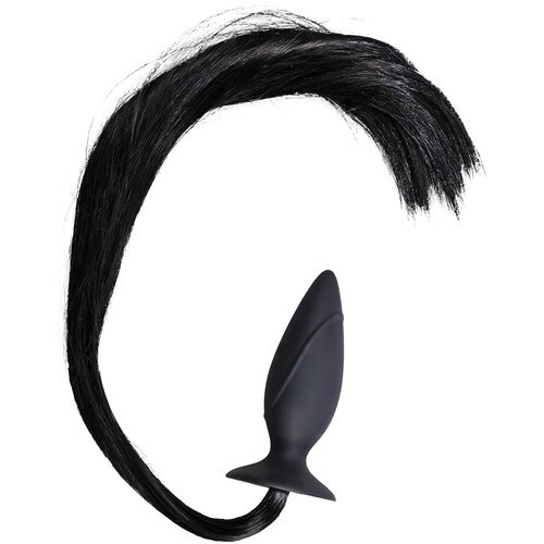 You2Toys HORNY Pony - analni čep s konjskim repom (crni) Slike