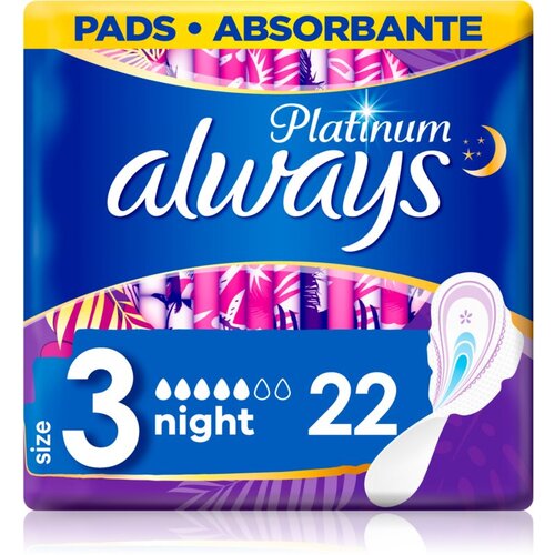 Always Vložki Ultra Platinum Night, 22 kos Cene