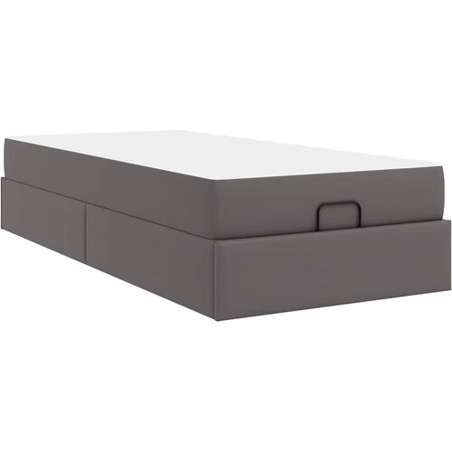  Okvir kreveta s madracem Ostalo 2 kom. Siva PVC 100 x 200 cm Slike