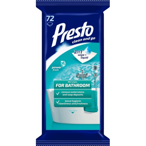 Presto Maramice za či&amp;scaron;ćenje kupatila 72 komada Slike