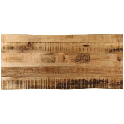 Stolna ploča sa živi rub 90x40x3,8 cm masivno grubo drvo manga Cijene