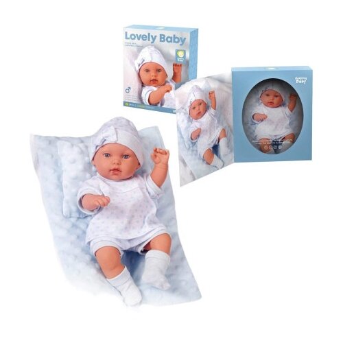  Lutka Lovely Baby 33cm sa jastukom plava ( 1042396 ) Cene