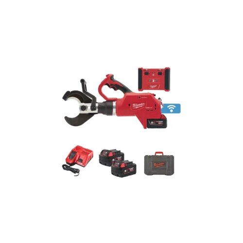 Milwaukee aku hidraulični daljinski rezač podzemnih kablova 77.8 kN M18 HCC75R-502C Slike
