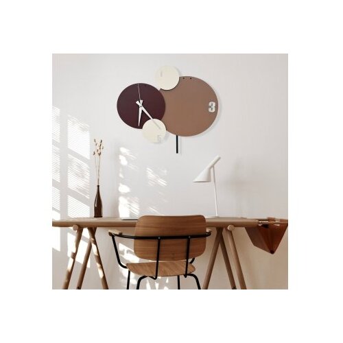 WALLXPERT dekorativni metalni zidni sat felah 1 multicolor Cene