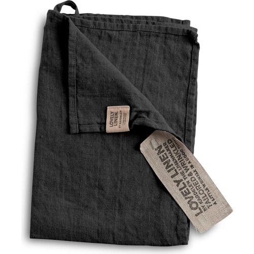 Lovely Linen Brisača za goste / Set podstavkov - Dark Grey Cene