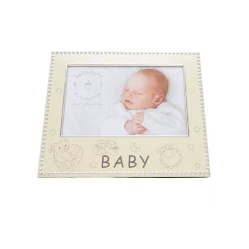 Widdop &amp;amp; Co. Hello Baby - Foto ram - Hello Baby, Baby, Cream, 10x15 cm Slike