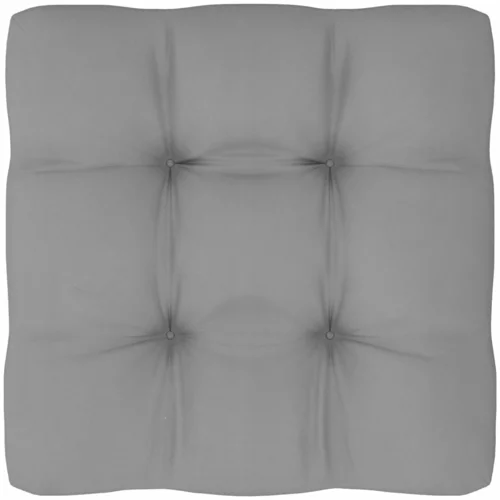 vidaXL Blazina za kavč iz palet siva 50x50x10 cm