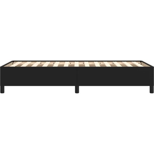  Okvir za krevet crni 100x200 cm od umjetne kože Slike