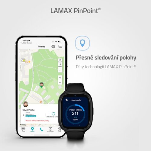 LAMAX Electronics WatchY4 Plus pametni satovi za djecu 1 kom Slike