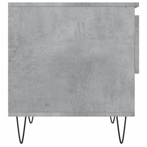  Stolići za kavu 2 kom boja betona 50x46x50 cm konstruirano drvo Slike