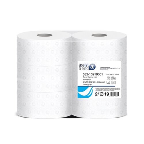 Assist Trend Trend Maxima Mini toaletna rolna 2sl 19cm 120m (12 rolni) Cene