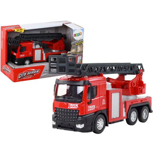 Red Fire Truck With Extendable Ladder Boom Cijene