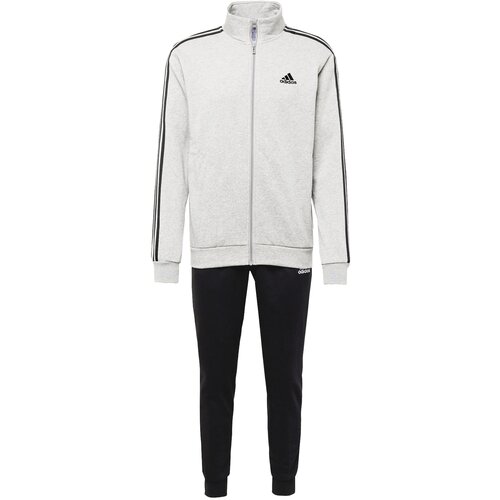 Adidas Odjeća za vježbanje siva melange / crna / bijela Cene